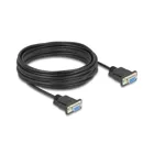 86827 - Delock serial cable RS-232 D-Sub9 female to female with narrow connector housing