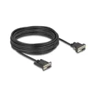 88240 - Delock serial cable RS-232 D-Sub9 female to D-Sub9 female power connector to pin