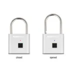 20966 - Navilock padlock with fingerprint 75 x 45 x 13 mm silver