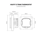 HEAE5430566 - Z-TRM6 Thermostat Z-Wave 800 series (White RAL 9003)