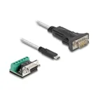 64266 - Adapter USB Type-C to 1 x serial RS-422485 plug with 6 pin terminal block