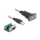 64267 - Adapter USB 2.0 Typ-A zu 1 x Seriell RS-422485 Stecker mit 6 Pin Terminal