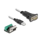 64268 - Adapter USB 2.0 Typ-A zu 1 x Seriell RS-422485 Stecker mit 6 Pin Terminal