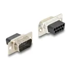 67103 - D-Sub 9 Pin Stecker zu RJ45 Buchse Montagesatz rot