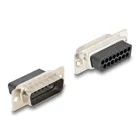 67109 - D-Sub 15 Pin Stecker zu RJ45 Buchse Montagesatz rot