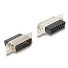 67110 - D-Sub 15 Pin Stecker zu RJ45 Buchse Montagesatz gelb