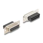 67112 - D-Sub 15 Pin Buchse zu RJ45 Buchse Montagesatz rot