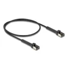 80933 - Patchkabel Cat.6a, U/FTP, 0,5m, schwarz