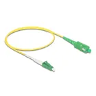 83234 - Kabel Lichtwellenleiter LC-APC zu SC-APC Simplex Singlemode OS2 0,5 m