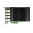 86068 - PCI Express x4 card to 4 x RJ45 Gigabit LAN PoE