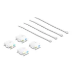 86050 - Keystone Modul RJ45 Buchse Cat.6A STP 4 Stück