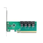 90777 - PCI Express x16 card to 4 x internal SFF-8643 NVMe - Bifurcation - Low Pro