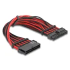 80975 - Verlängerungskabel 8 Pin Stecker zu 6 2 Pin PCIe Buchse Textilummantelun