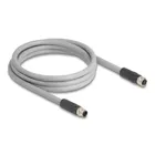 80539 - M12 Kabel L-kodiert 5 Pin Stecker zu Buchse PUR schleppkettentauglich 2 m