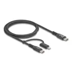 81170 - USB Kabel 2 in 1 USB Type-C zu USB Type-C Lightning für iPhone und iPad