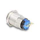 20985 - Pushbutton for installation 19 mm 3 x solder connection