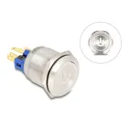 20986 - Pushbutton for installation 22 mm 6 x solder connection LED white power symbol ring