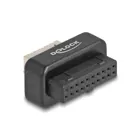 67240 - USB 5 Gbps Adapter Pfostenbuchse zu intern Typ-E Key A Buchse mit Gehäuse