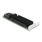 90123 - PCI Express x8 Karte zu 2 x intern NVMe M.2 Key M mit RAID - Low Profile