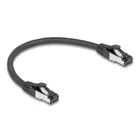 80566 - Patchkabel Cat.8.1, S/FTP, 0.25m, schwarz