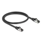 80570 - Patchkabel Cat.8.1, S/FTP, 0,5m, schwarz