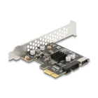 90344 - PCI Express x1 Karte zu 1 x intern USB 5 Gbps Typ-E Key A und 1 x 19 Pin