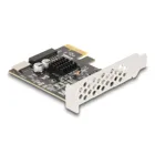 90344 - PCI Express x1 Karte zu 1 x intern USB 5 Gbps Typ-E Key A und 1 x 19 Pin