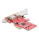 90738 - PCI Express x1 Karte zu 2 x extern FireWire B 1 x extern FireWire A - Lo