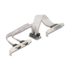 95277 - Mini PCIe IO PCIe full size 1 x Parallel, 2 x Seriell RS-232 mit Spannung