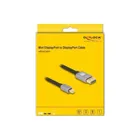 81092 - Mini DisplayPort to DisplayPort cable 8K 60 Hz 2 m grey metal