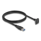 81030 - USB 5 Gbps Kabel USB Typ-A Stecker gerade zu USB Micro-B Stecker 90 nach