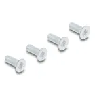 67146 - Aluminium mounting clip for top-hat rail 80.0 x 47.8 mm silver